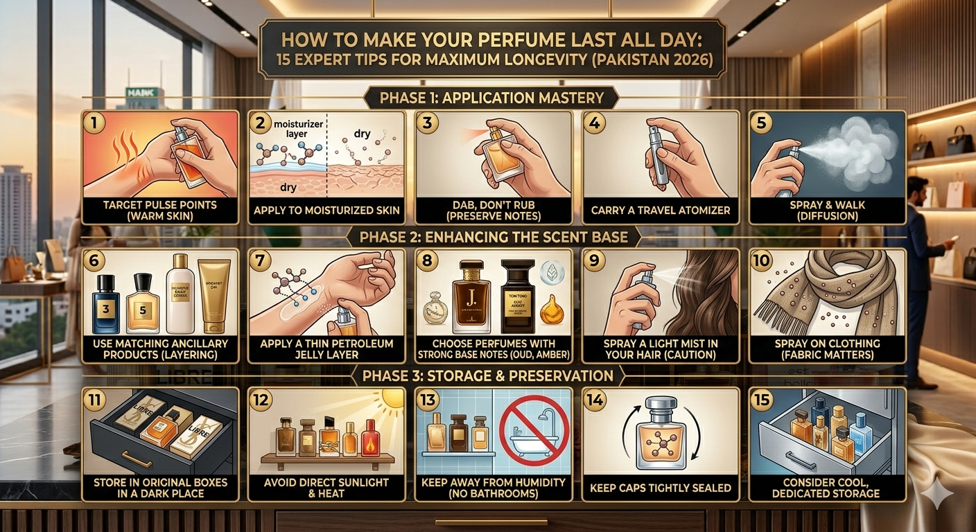 How to make perfume last all day